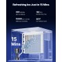 VEVOR Commercial Ice Maker, 440 Lbs/Day Ice Maker Machine, 180 Lbs Large Ice Storage Bin with 20 Lbs/Min Automatic Ice Dispensing, Self-Cleaning Ice Machine with Touchscreen for Bar, Cafe, Restaurant
