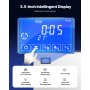 VEVOR Commercial Ice Maker, 500 Lbs/Day Ice Maker Machine, 180 Lbs Large Ice Storage Bin with 20 Lbs/Min Automatic Ice Dispensing, Self-Cleaning Ice Machine with Touchscreen for Bar, Cafe, Restaurant
