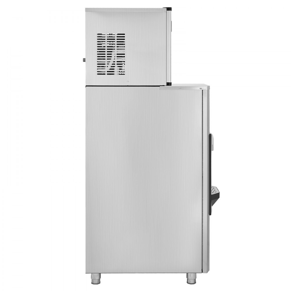 VEVOR Commercial Ice Maker, 300 Lbs/Day Ice Maker Machine, 180 Lbs Large Ice Storage Bin with 20 Lbs/Min Automatic Ice Dispensing, Self-Cleaning Ice Machine with Touchscreen for Bar, Cafe, Restaurant