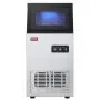 VEVOR 80lbs/24H Commercial Ice Maker Machine, 28lbs Storage Capacity Ice Maker with Drain Pump, 36 Ice Cubes in 15 Minutes, LED Digital Display Freestanding Self-Cleaning for Bar Office Restaurant