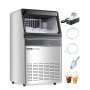 Commercial Ice Maker Freestanding Cabinet Machine 110lbs/24H 50 Ice Cubes