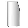 VEVOR 120lbs/24H Commercial Ice Maker Machine, 33lbs Storage Capacity Ice Maker with Drain Pump, 55 Ice Cubes in 15 Minutes, LED Digital Display Freestanding Self-Cleaning for Bar Office Restaurant