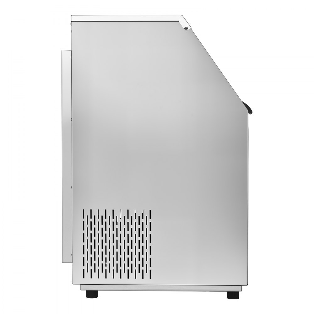 VEVOR 265lbs/24H Commercial Ice Maker Machine, 88lbs Storage Capacity Ice Maker with Drain Pump, 126 Ice Cubes in 15 Minutes, LED Digital Display Freestanding Self-Cleaning for Bar Office Restaurant