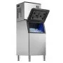 Máquina para fabricar hielo comercial VEVOR, 250 kg/24 h, con depósito de almacenamiento grande de 136 kg, autolimpiable y pantalla táctil para bares, cafeterías, restaurantes y negocios comerciales.