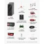 VEVOR 24V 1000W Solar Wind Power Kit, 6*100W Solar Panel + 400W Wind Turbine + 25.6V 100Ah LiFePO4 Battery + 3000W Power Inverter + MPPT Wind/Solar Hybrid Controller for Home Boat Cabin Farm Off-Grid