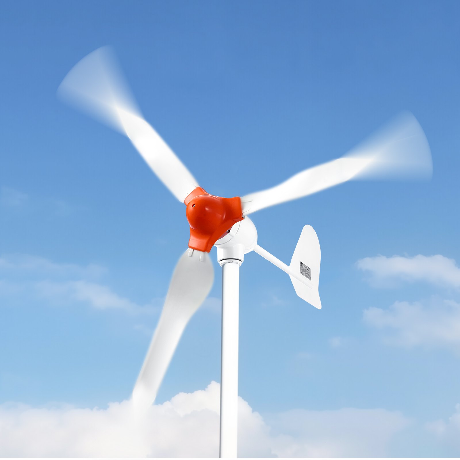 VEVOR 24V 1000W Solar Wind Power Kit, 6*100W Solar Panel + 400W Wind ...