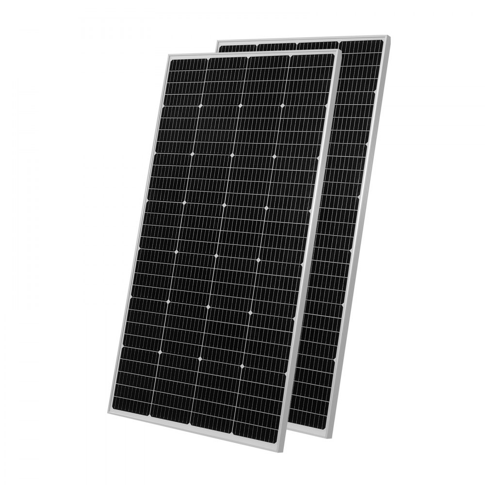 VEVOR 400W 12V Complete Solar Power Kit, 2PCS 200W Monocrystalline Solar Panels + 12.8V 100Ah LiFePO₄ Battery + 40A MPPT Charge Controller + 1000W Power Inverter for RV Home Camping Boats Off-Grid
