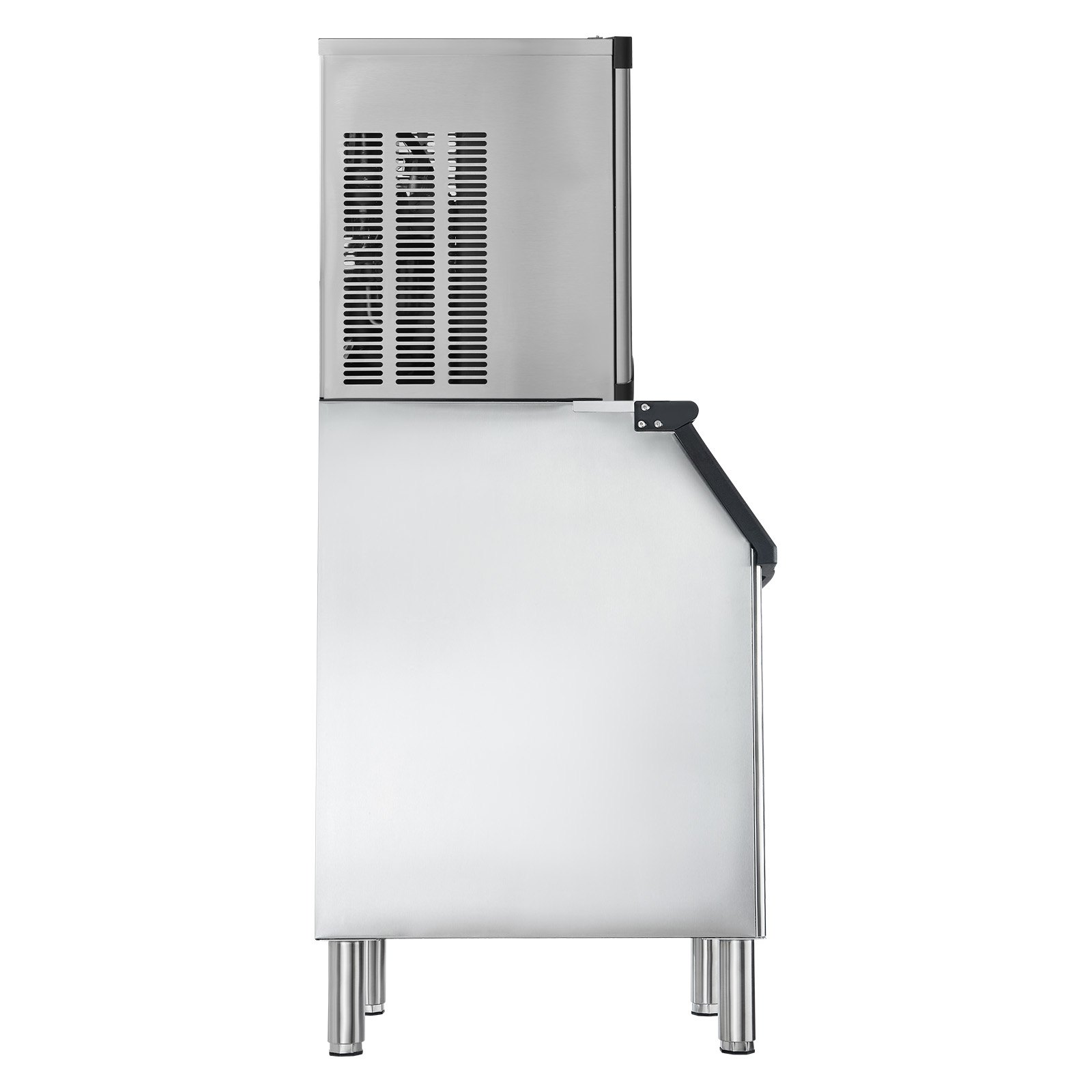 VEVOR Commercial Ice Maker Machine, 300LBS/24H Ice-Making Machine with 300LBS Stainless Steel Storage Bin, Auto Self-Cleaning Ice Maker with Touchscreen for Bar Cafe Restaurant Business Commercial