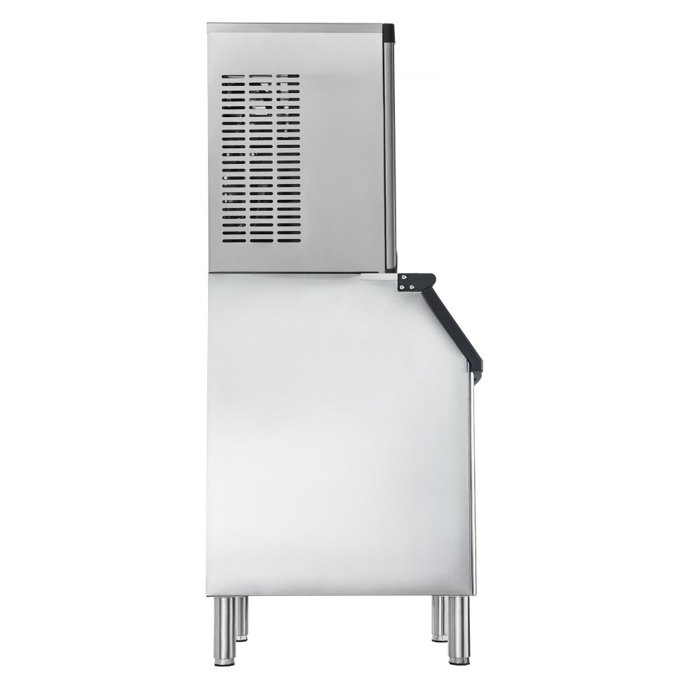 VEVOR Commercial Ice Maker Machine, 800LBS/24H Ice-Making Machine with 300LBS Stainless Steel Storage Bin, Auto Self-Cleaning Ice Maker with Touchscreen for Bar Cafe Restaurant Business Commercial