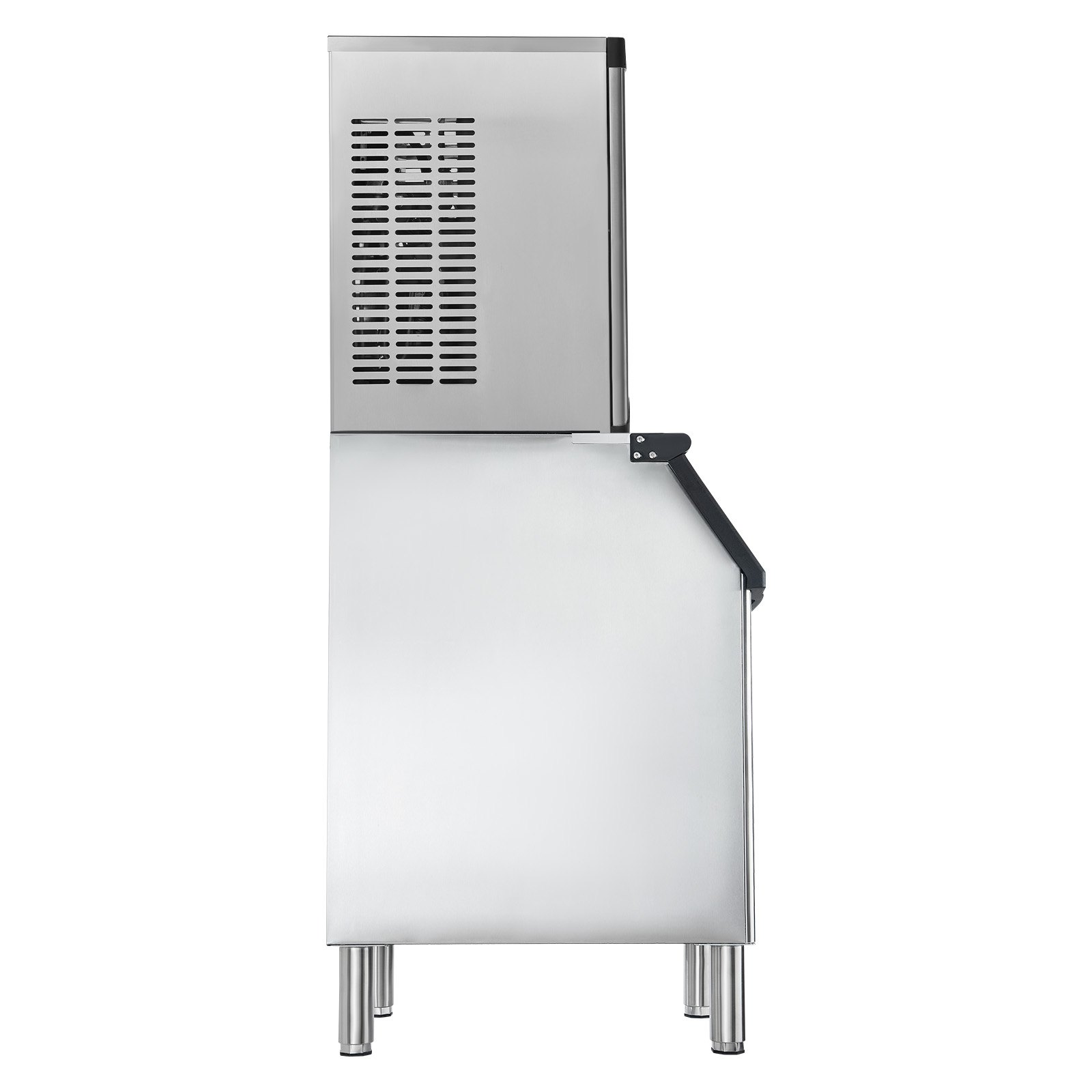 VEVOR Commercial Ice Maker Machine, 800LBS/24H Ice-Making Machine with 300LBS Stainless Steel Storage Bin, Auto Self-Cleaning Ice Maker with Touchscreen for Bar Cafe Restaurant Business Commercial