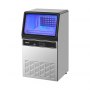 VEVOR Commercial Ice Maker Machine with Pump, 59 KG/24H with 15 KG Storage, 45 Cubes per Cycle, Freestanding & Under Counter Ice Maker with LED Display & Self-Cleaning, for Home Bar Restaurant