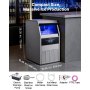 VEVOR Commercial Ice Maker Machine with Pump, 160 lbs/24h with 30 lbs Storage Capacity, Built-in/Freestanding/Under Counter, Stainless Steel Ice Maker with LED Display & Self-Cleaning, for Home Bar