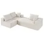VEVOR-modulaarinen sohva, L-muotoinen modulaarinen sohva divaanilla, pilvinen sohva, jossa on korkea palautussieni ja tiheys, verhoiltu sametti-sohva tyynyllä olohuoneeseen, asunto, beige