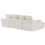 VEVOR Modular Sectional Sofa, U Shaped Modular Sofa with Chaise, Cloud Sectional Couch with High Rebound Sponge and Density, Upholstered Corduroy Couch with Cushion for Living Room, Bedroom, Beige