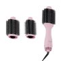 VEVOR Hair Blow Dryer Brush, Ionic Hot Air Styling Brush with 2.6" & 2.95" Head