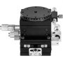 VEVOR XYZR Linear Stage 4 Axles 60 x 60 mm Trimming Platform, Bearing Tuning Platform Sliding Table, XYZR 4 Directions Manual Linear Stage for Optical Instruments, Measuring Devices, Semiconductor
