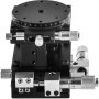 VEVOR XYZR Linear Stage 4 Axles 60 x 60 mm Trimming Platform, Bearing Tuning Platform Sliding Table, XYZR 4 Directions Manual Linear Stage for Optical Instruments, Measuring Devices, Semiconductor
