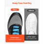 VEVOR Cross Training Shoes W Width Sneakers UK Size 9 Wide Toe Box Shoes Black