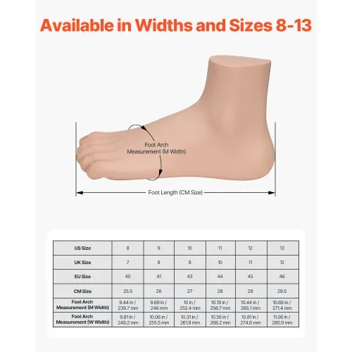 Wide Foot Measurement Uk Width Shoe Chart Men's Foot Width Size