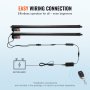 VEVOR 2PCS 12V Linear Actuator Kit 760 mm 9 mm/s 99.79 kg/1000N IP54 Protection