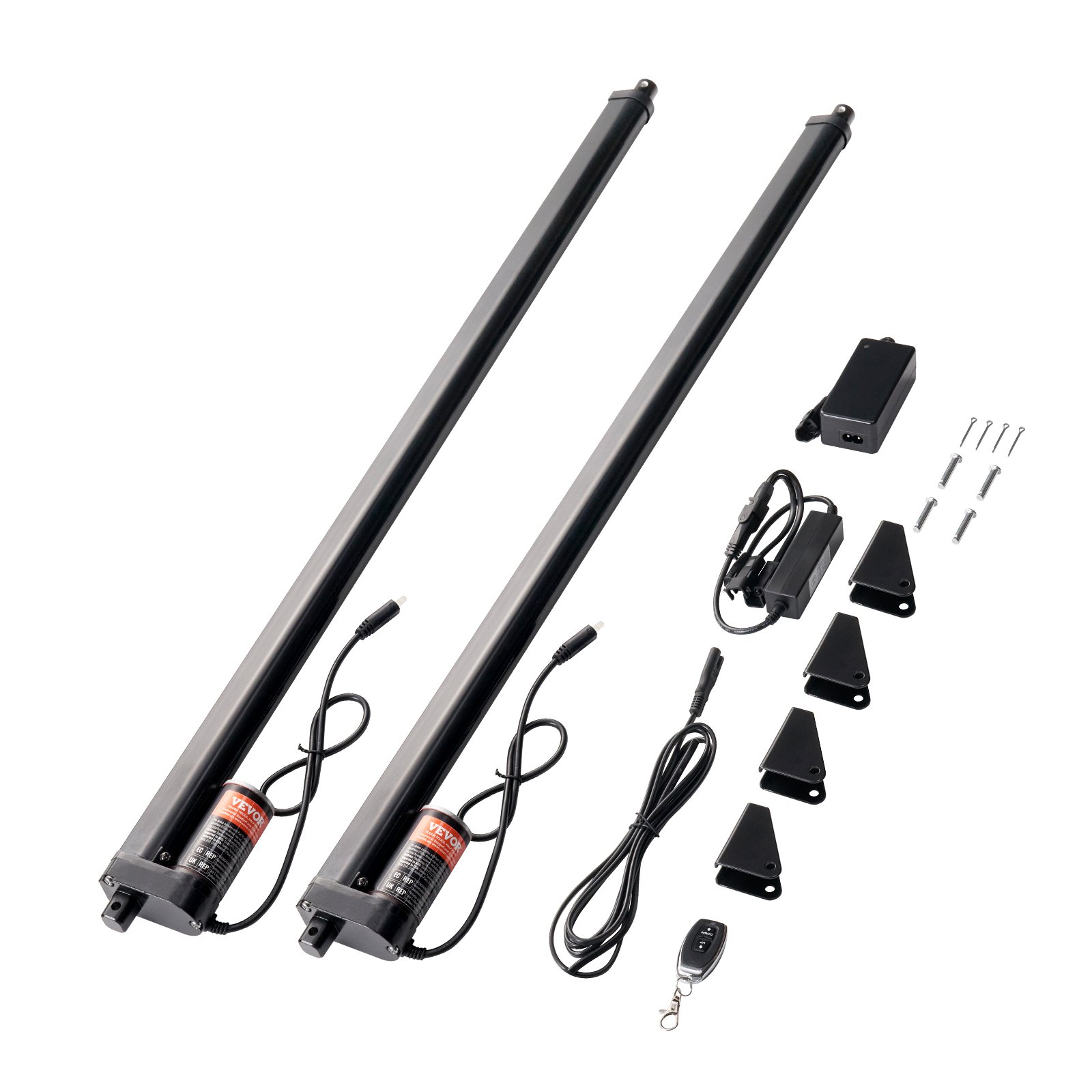 VEVOR 2PCS 12V Linear Actuator Kit 760 mm 9 mm/s 99.79 kg/1000N IP54 Protection