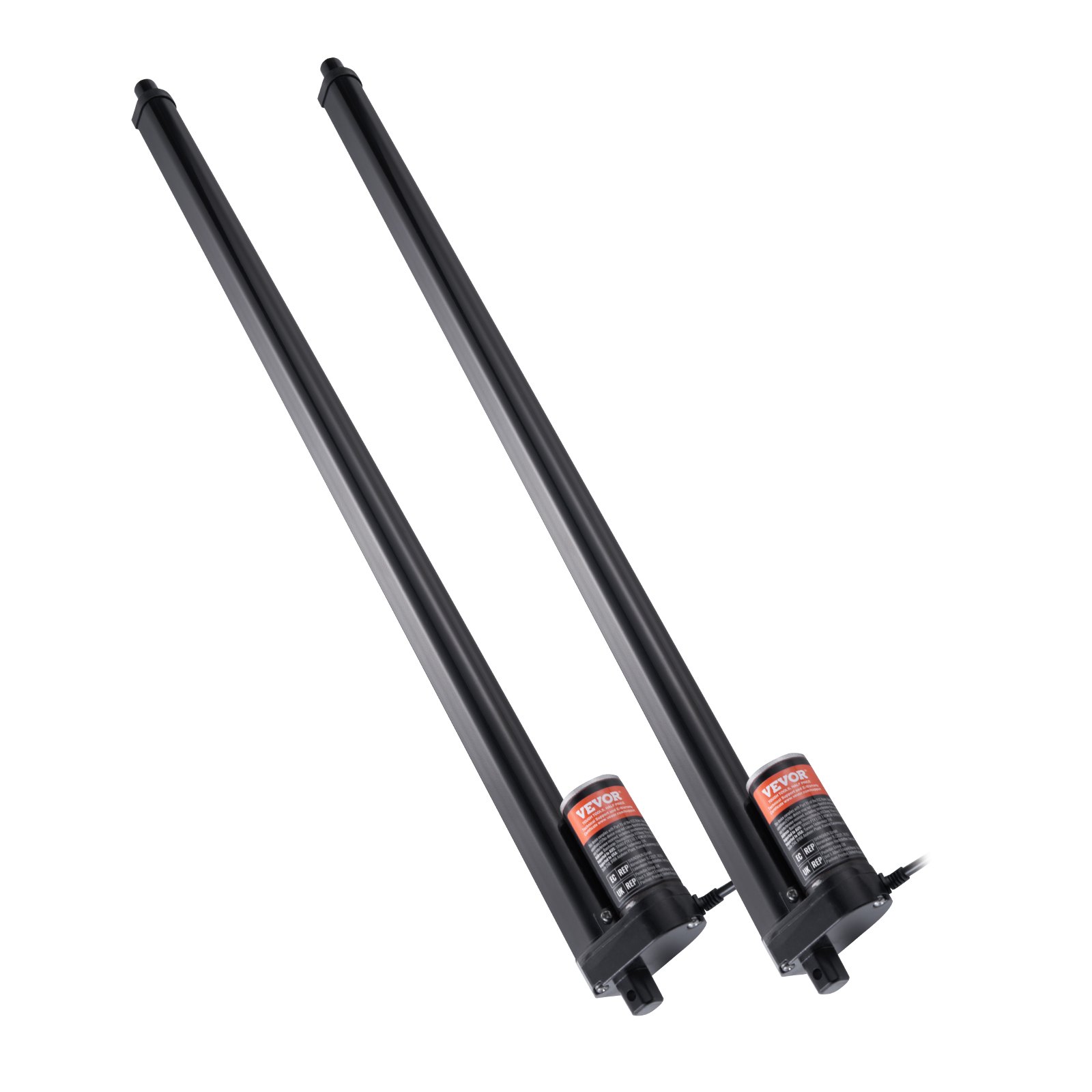 VEVOR 2PCS 12V Linear Actuator Kit 760 mm 9 mm/s 99.79 kg/1000N IP54 Protection
