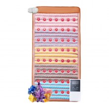 VEVOR Far Infrared Heating Pad 5 Natural Crystal Ädelstenar Värmematta 40" x 20