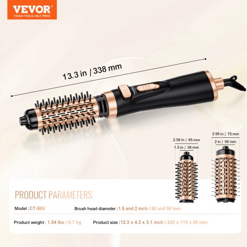 Rotating Brush Amazon Dryer Brush VEVOR Rotating Hair Dryer Brush
