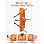 Drill Guide 30/45/90 Degree Angle 4 Sizes Portable Precision Drilling Guide Jig