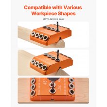 Drill Guide 30/45/90 Degree Angle 4 Sizes Portable Precision Drilling Guide Jig