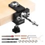 Doweling Jig Kit Self Centering Dowel Drill Jig with 3 Drill Bits Woodworking