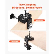 Doweling Jig Kit Self Centering Dowel Drill Jig with 3 Drill Bits Woodworking