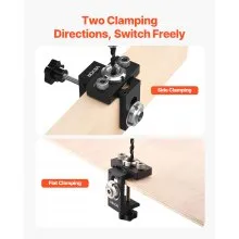 Doweling Jig Kit Self Centering Dowel Drill Jig with 3 Drill Bits Woodworking