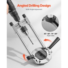 Drill Guide Multi-Angle Press Portable Precision Drilling Guide Jig Attachment