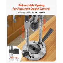 Drill Guide Multi-Angle Press Portable Precision Drilling Guide Jig Attachment