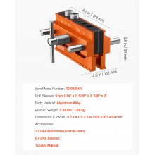Doweling Jig Kit Self Centering Dowel Drill Jig for Straight Holes Woodworking