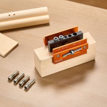 Doweling Jig Kit Self Centering Dowel Drill Jig for Straight Holes Woodworking