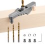 Doweling Jig Kit Self Centering Dowel Drill Jig for Woodworking with Drill Bit