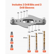Doweling Jig Kit Self Centering Dowel Drill Jig for Woodworking with Drill Bit