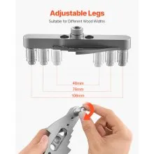 Doweling Jig Kit Self Centering Dowel Drill Jig for Woodworking with Drill Bit