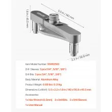 Doweling Jig Kit Self Centering Dowel Drill Jig for Woodworking with Drill Bit