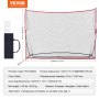 VEVOR Golf Practice Hitting Net, Huge 10.8x7ft Golf Net, Personal Driving Range for Indoor Outdoor Use, Portable Home Golf Aid Net with Solid Fiberglass Frame and Carry Bag, Gift for Men, Golf Lover