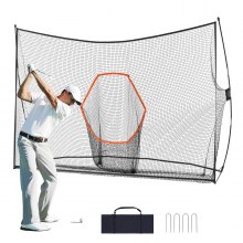 VEVOR-red de práctica de Golf de 10,8x7 pies, entrenamiento de campo de práctica Personal en interiores