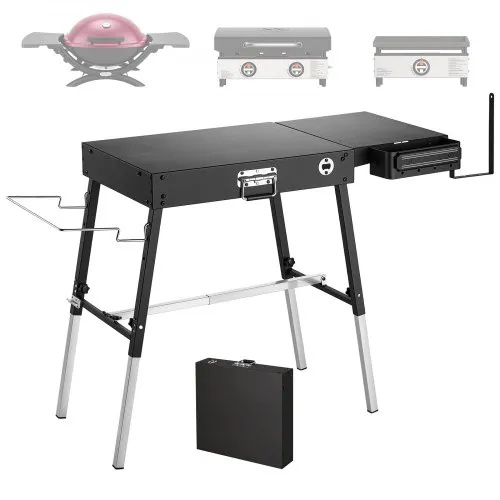 Kokkupandav grillilaud 87 x 45 cm, kandevõime 158 kg
