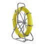 VEVOR Fish Tape Fiberglass, 152M 6.3MM, Duct Rodder Fishtape Wire Puller with Stand, Cable Running Rod with Locking Mechanism, Fishing Tools, for Walls Floor and Electrical Conduit, Non-Conductive