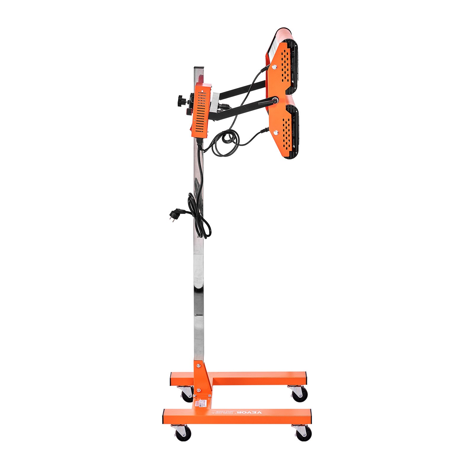 VEVOR Infrared Curing Lamp, 2200W 1-60 min Timing, Auto Heating Car Curing Light with Bracket, 5.17 sq.ft Baking Area Spray Baking Booth Heaters, Paint Dryer for On-Site Repair, Engine Drying
