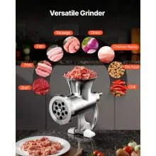 Manual Meat Grinder Mincer Sausage Stuffer Table Clamp 304 Stainless Steel