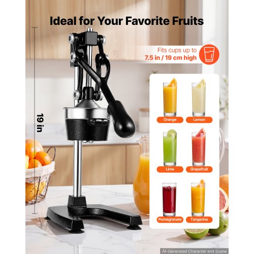 VEVOR Manual Citrus Juice Press – 19