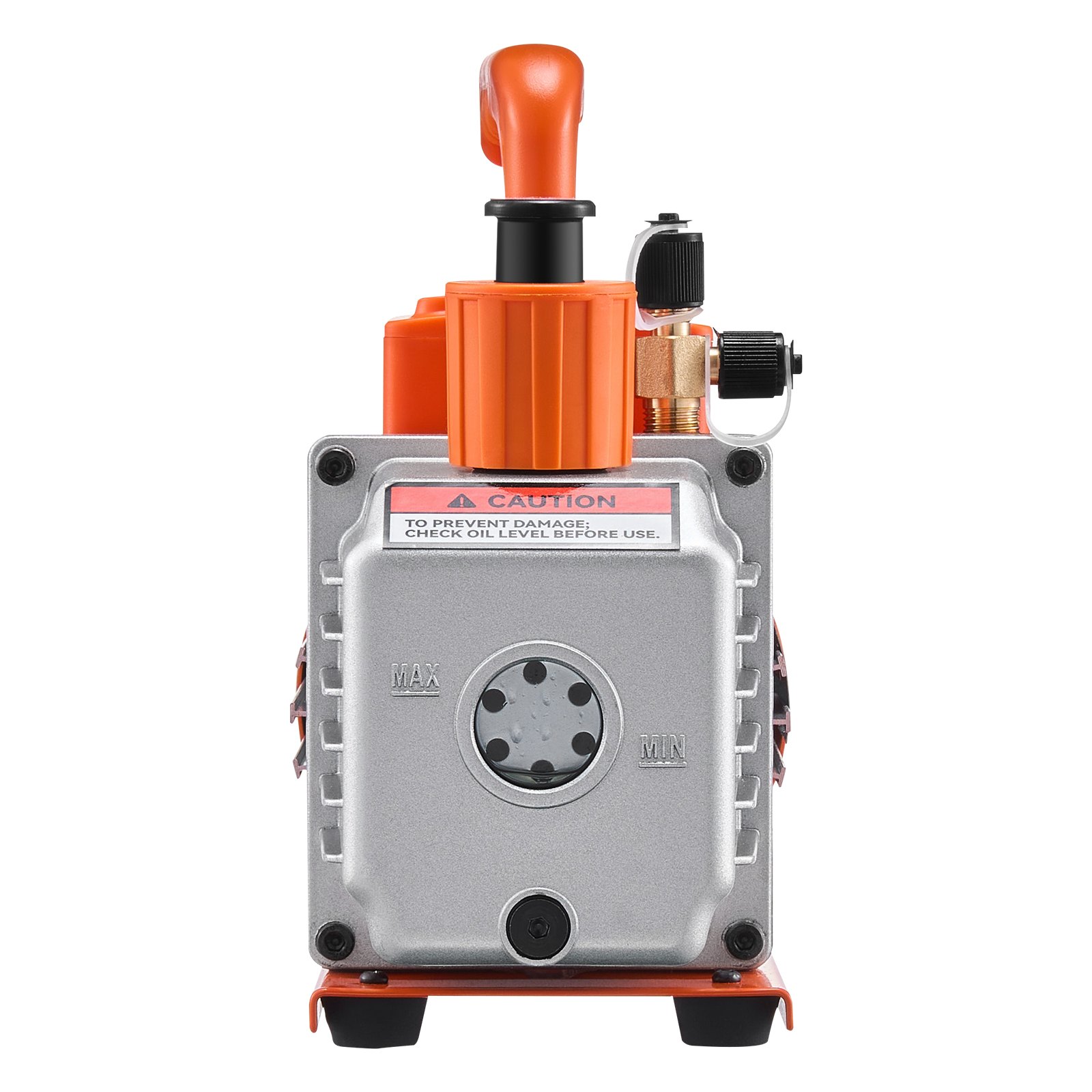 VEVOR Vacuum Pump, 141 L/min(5 CFM), HVAC Single Stage Rotary Vane Vacuum Pump, for R134a R22 R410a Systems, Auto AC Vacuum Pump Kit with Oil Bottle, for Automotive Air Conditioner Maintenance Resin Degassing