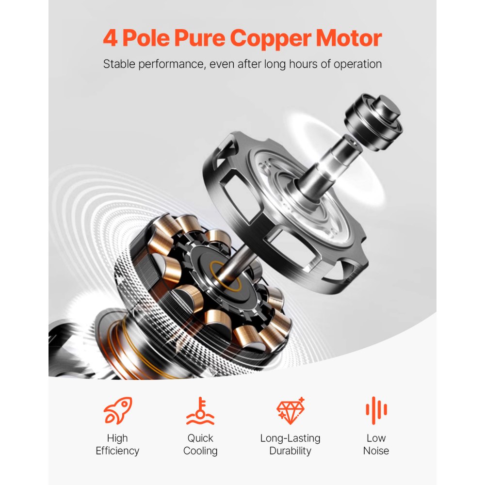 VEVOR Vacuum Pump, 233 L/min(4 CFM), HVAC Single Stage Rotary Vane Vacuum Pump, for R134a R22 R410a Systems, Auto AC Vacuum Pump Kit with Oil Bottle, for Automotive Air Conditioner Maintenance Resin Degassing